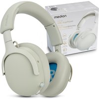 MEDION Over Ear-Kopfhörer LIFE HX-1 Plus monochrom, bis zu 100 Stunden Akkulaufzeit, 5 EQ-Presets + 1 App-Preset, Feed Forward Noise Cancelling, Bluetooth® 6.0 
