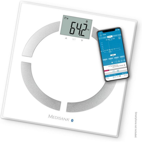 medisana Körper-Analyse-Waage BS 444 connect mit App - bis 180 kg