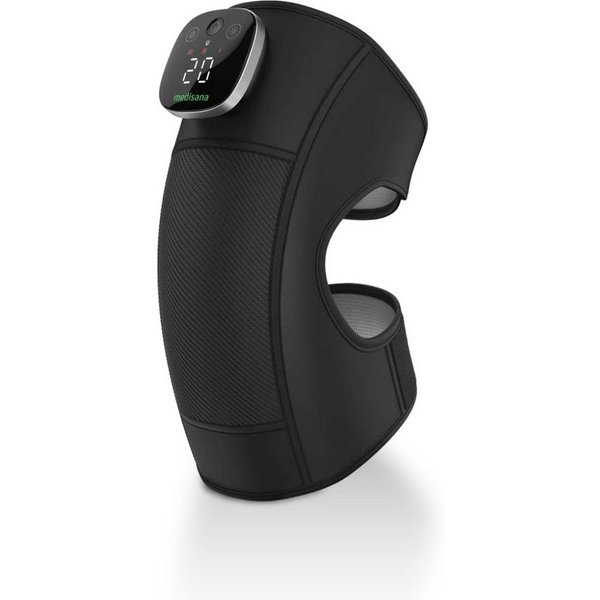 medisana Massagegerät KM 100, kabelloses Vibrations-Knie-Massagegerät bei Kniebeschwerden, 3 Wärmestufen, 5 Intensitäten, zuschaltbare Wärmefunktion