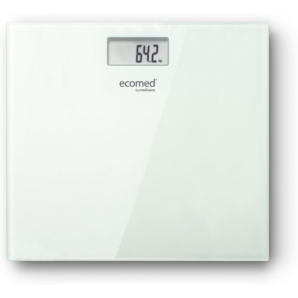 medisana Personenwaage PS-72E, Trittfläche aus 6mm Sicherheitsglas, max.150 kg Tragkraft