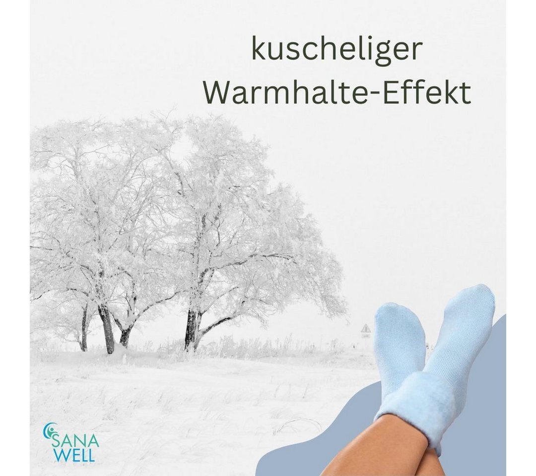 Medosan Kuschelsocken Bettsocken, Bettschuhe, 3er-Set in Pastellfarben – Bild 4 von 5