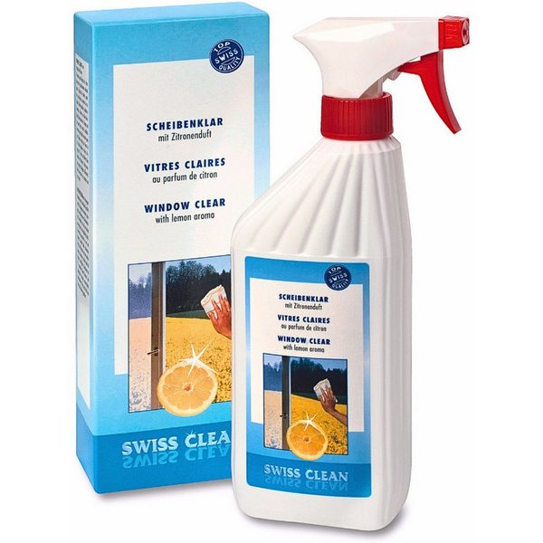 Medosan Scheibenklar mit Zitronenduft, Swiss Clean Glasreiniger