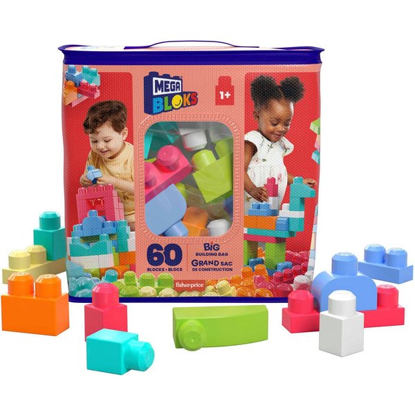MEGA BLOKS First Builders, Bausteine-Beutel Spielbausteine, (60 St)