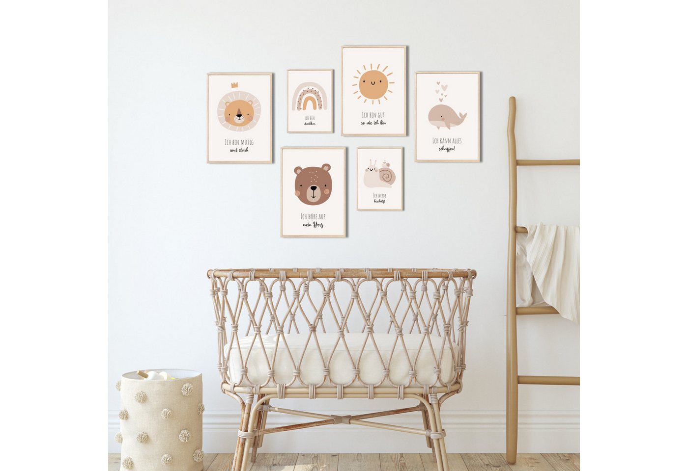 MeinBaby123® Poster Affirmationsbilder, Bilder Kinderzimmer Deko Poster, Affirmation, Motivation, Selbstbewusstsein – Bild 5 von 5