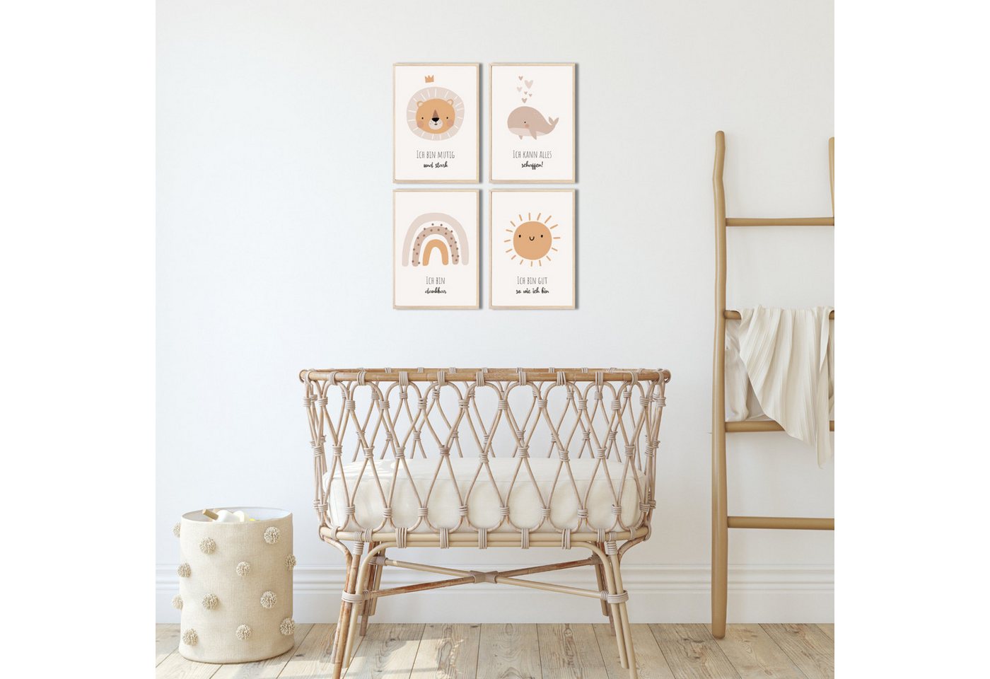 MeinBaby123® Poster Affirmationsbilder, Bilder Kinderzimmer Deko Poster, Affirmation, Motivation, Selbstbewusstsein – Bild 5 von 5