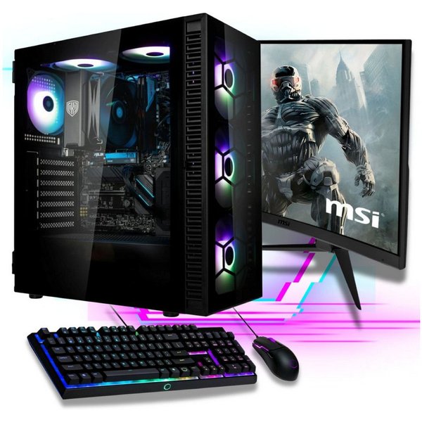 Meinpc AMD Ryzen 7 Set Gaming-PC-Komplettsystem
