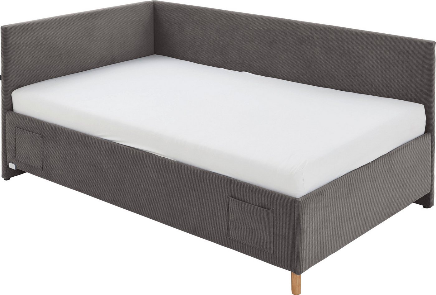 meise.möbel Kinderbett COOL II, Polsterbett wahlweise mit Bettkasten, Jugendbett inkl. USB Anschlüsse – Bild 4 von 5