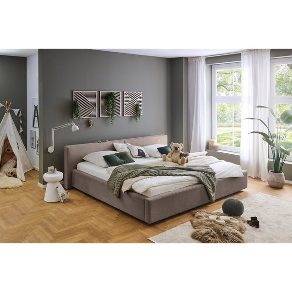 meise.möbel Polsterbett CUBE in Cord, Familienbett 240x200cm, wahlweise mit Lattenrost, verschiedene Farben erhältlich