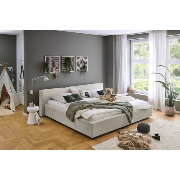 meise.möbel Polsterbett CUBE in Cord, Familienbett 240x200cm, wahlweise mit Lattenrost, verschiedene Farben erhältlich