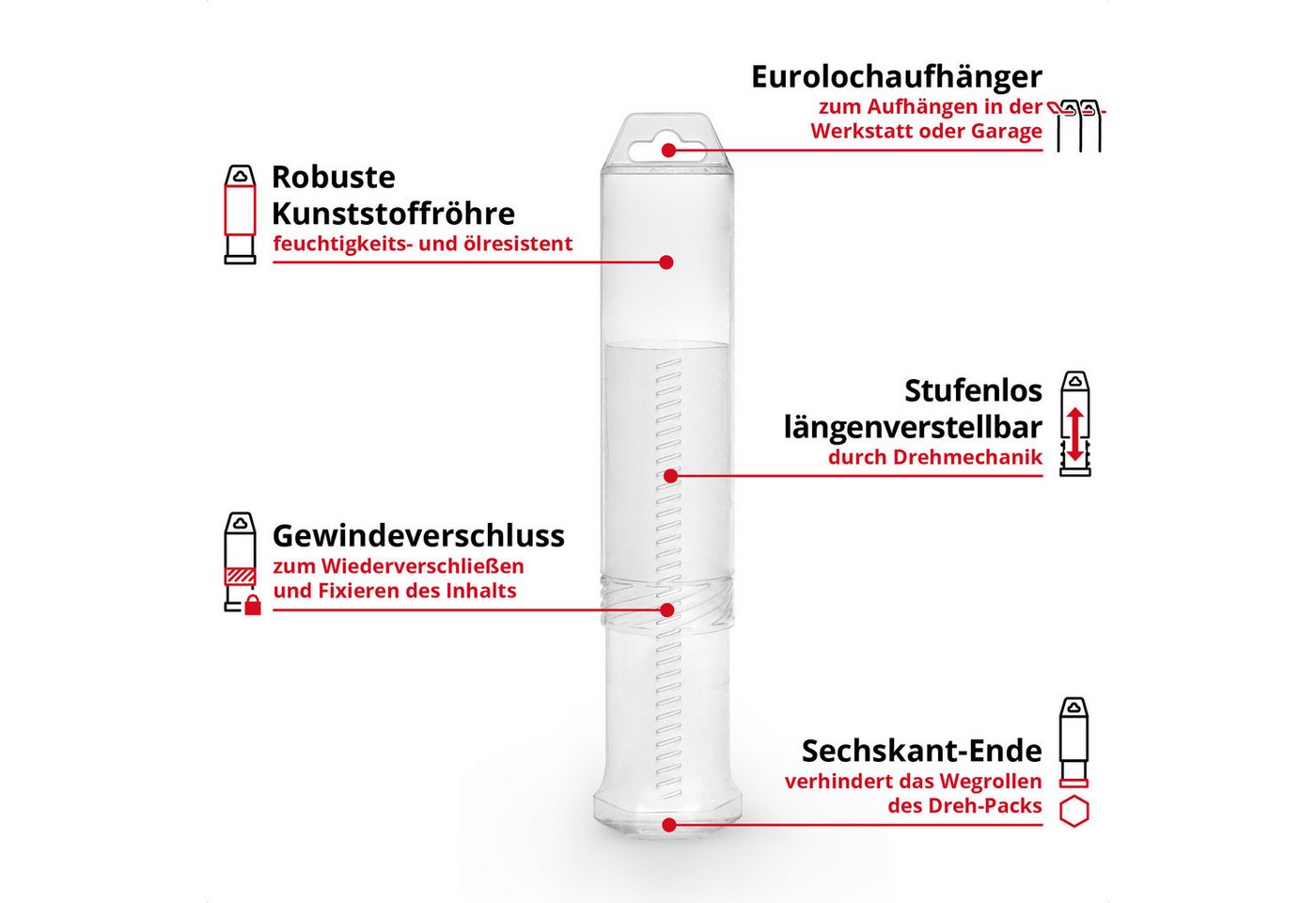 Einhell Meißel-Set Original Einhell 4-tlg. SDS Plus Meißel-Set, 250 mm (mit Spitzmeißel, (4-tlg) Original Einhell 4-tlg. SDS Plus Meißel-Set, 250 mm (mit Spitzm – Bild 3 von 5
