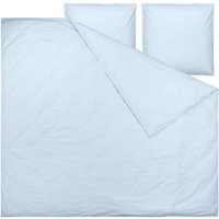 MELA Bio-Bettwäsche 'BHANU' aus Perkal, 3-tlg., 240 x 220/80 x 80 cm, cloudy blue