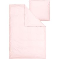 MELA Bio-Bettwäsche 'BHANU' aus Perkal, 2-tlg., 135 x 200/80 x 80 cm, berry blush
