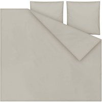 MELA Bio-Bettwäsche 'MAJULI' aus Perkal, 3-tlg., 240 x 220/80 x 80 cm, birke