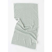 MELA Bio-Duschtuch 'TANVI Stripes' 70x140 cm, aus Frottee, herbal green gestreift