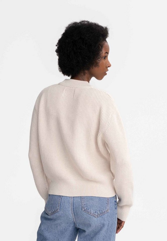 MELA Strickpullover Rippstrick Pullover Style MANIKA Rippbündchen – Bild 3 von 5