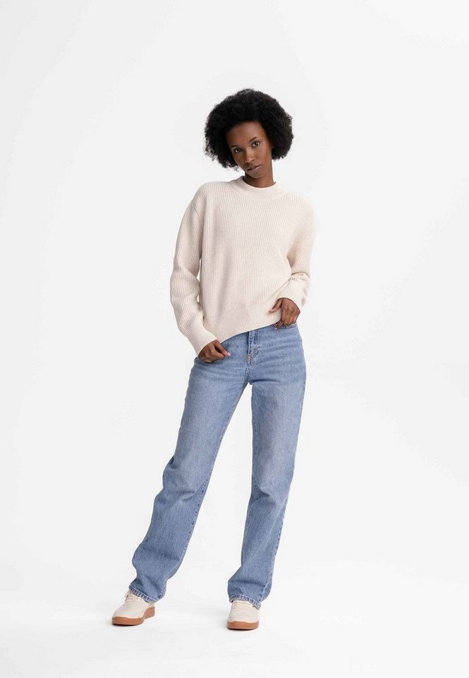 MELA Strickpullover Rippstrick Pullover Style MANIKA Rippbündchen – Bild 4 von 5