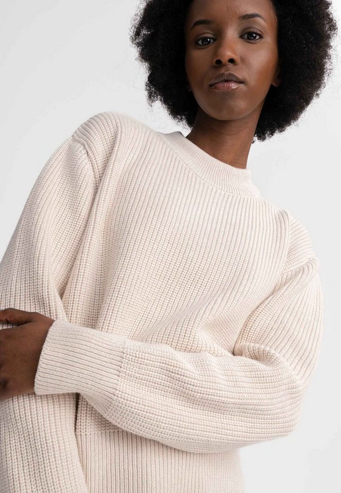MELA Strickpullover Rippstrick Pullover Style MANIKA Rippbündchen – Bild 5 von 5