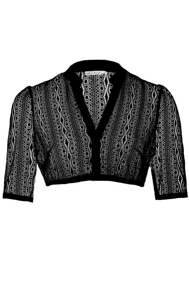 Melega Dirndlbluse Dirndlbluse - MIRA - schwarz – Bild 3 von 3