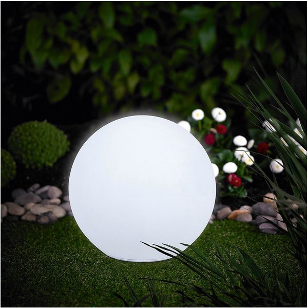 MeLiTec LED Solarleuchte Gartenleuchte Leuchtkörper, LED wechselbar, mit USB - für Innenräume geeignet, Farbwechselfunktion, aus Kunststoff