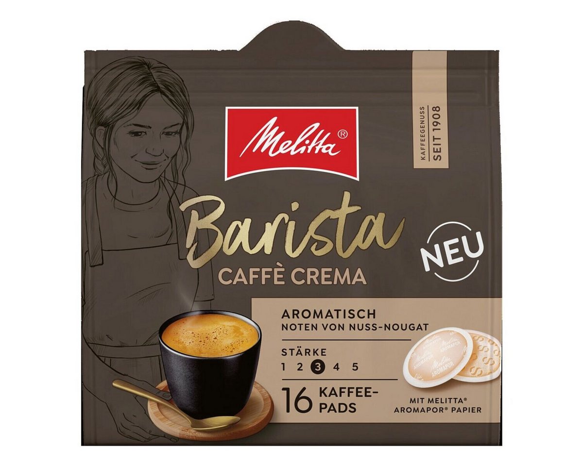 Melitta Kaffee Barista Caffè Crema, 16 Kaffeepads – Bild 3 von 3