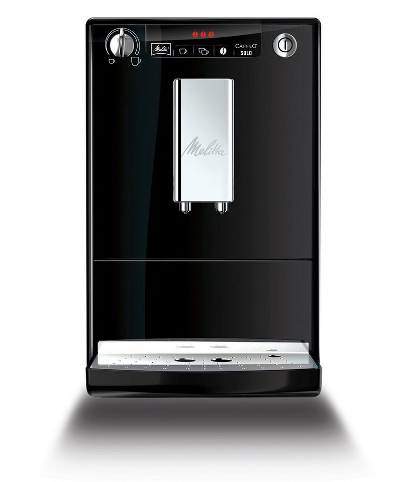 Melitta Kaffeevollautomat Solo® E950-201, schwarz, Perfekt für Café crème & Espresso, nur 20cm breit – Bild 4 von 5
