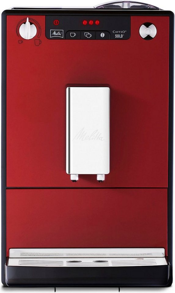 Melitta Kaffeevollautomat Solo® E950-204, chili-red, Perfekt für Café crème & Espresso, nur 20cm breit – Bild 5 von 5