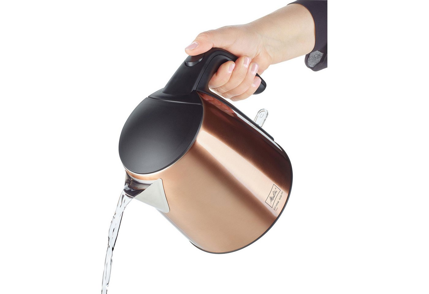 Melitta Wasserkocher Prime Aqua Mini, 2200 W, Edelstahl – Bild 3 von 5