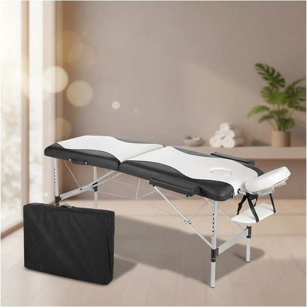 Melko Massageliege Massageliege Massagebank Massagetisch inkl. Tasche 2 Zonen Therapie (Stück, 1-St., Liege), Abnehmbare Elemente