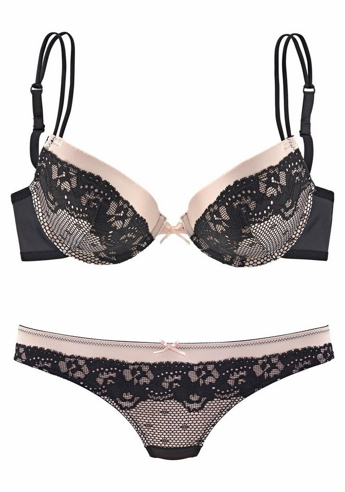 Melrose Set: Push-up-BH (Set, 2-tlg., mit String), Dessous – Bild 2 von 5