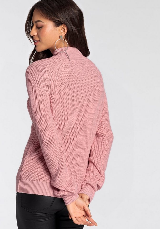 Melrose Stehkragenpullover mit Cut-Outs und Knopfdetails – Bild 2 von 5