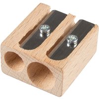 Spitzer aus Holz, zweifach