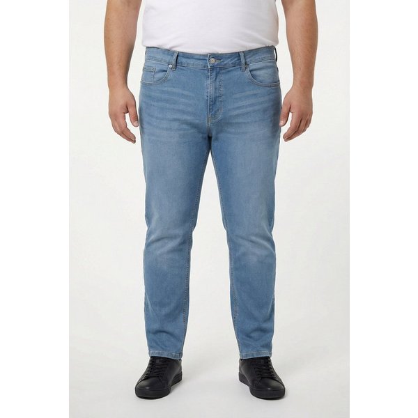 Men Plus 5-Pocket-Jeans Jeans FLEXLASTIC® Light Weight Denim 5-Pocket