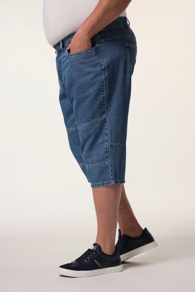 Men Plus Bermudas 3/4-Jeans Denim 5-Pocket Elastikbund – Bild 4 von 5