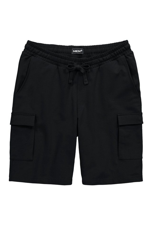 Men Plus Bermudas Cargo-Sweatbermuda Bauchfit Basic Fit Elastikbund – Bild 2 von 5