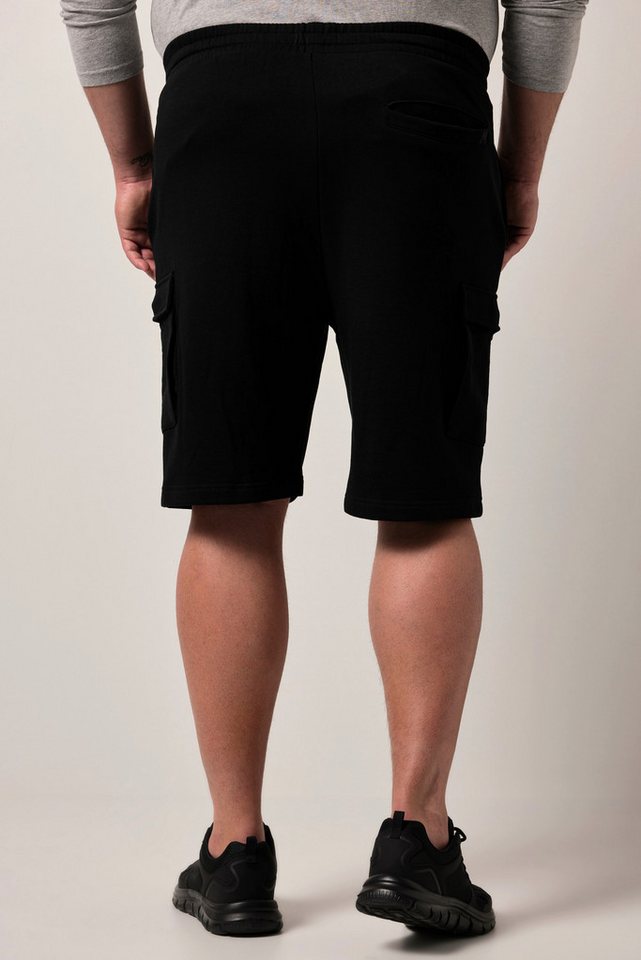 Men Plus Bermudas Cargo-Sweatbermuda Bauchfit Basic Fit Elastikbund – Bild 3 von 5