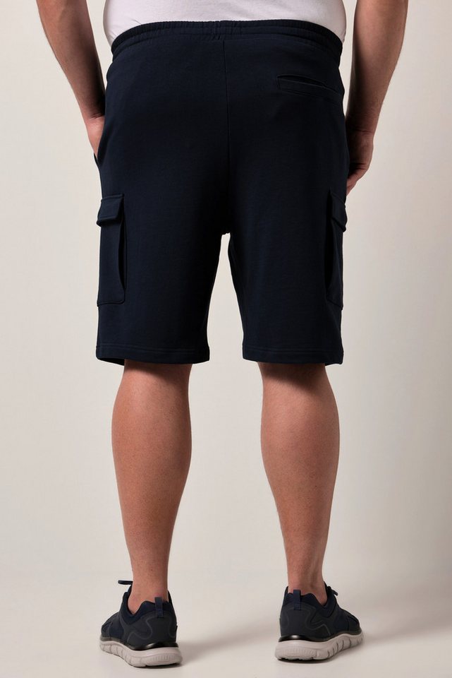 Men Plus Bermudas Cargo-Sweatbermuda Bauchfit Basic Fit Elastikbund – Bild 3 von 5