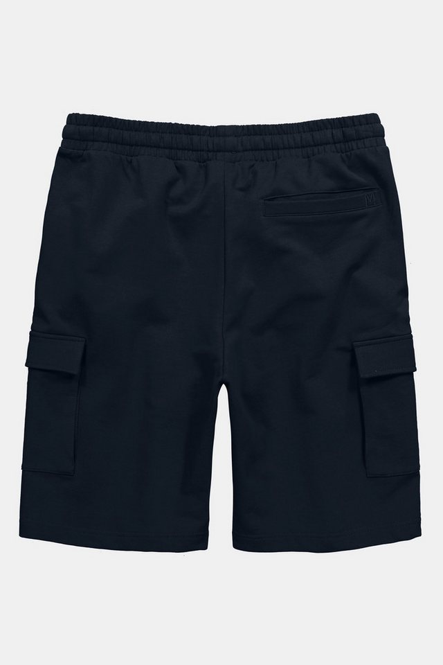 Men Plus Bermudas Cargo-Sweatbermuda Bauchfit Basic Fit Elastikbund – Bild 5 von 5