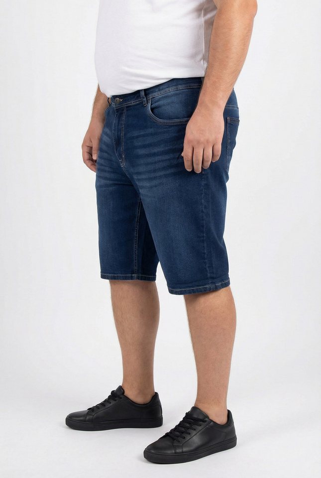 Men Plus Bermudas Jeans-Bermuda Denim FLEXLASTIC® Bauchfit bis 72 – Bild 4 von 5
