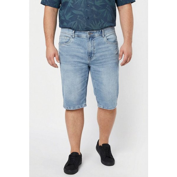 Men Plus Bermudas Jeans-Bermuda Denim FLEXLASTIC® Bauchfit bis 72