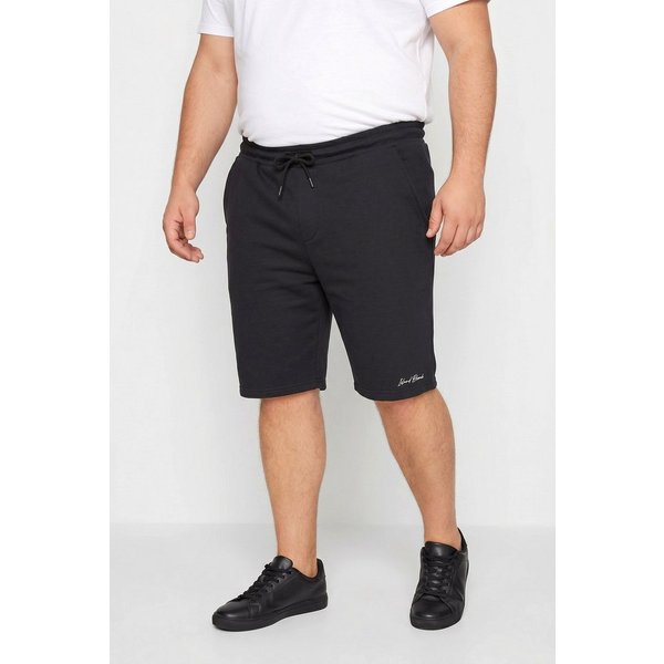 Men Plus Bermudas Sweat-Bermuda Basic Fit Elastikbund bis 8 XL