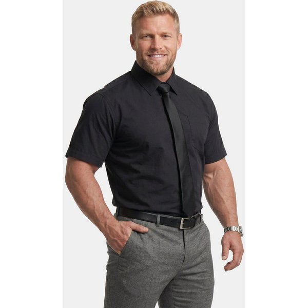 Men Plus Kurzarmhemd Businesshemd Halbarm EasyCare Vario-Kragen Bestseller
