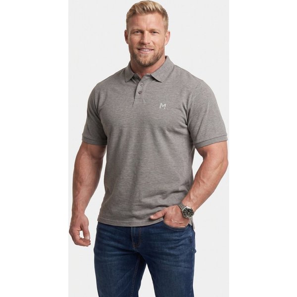 Men Plus Poloshirt Poloshirt Basic Piqué Halbarm Bestseller