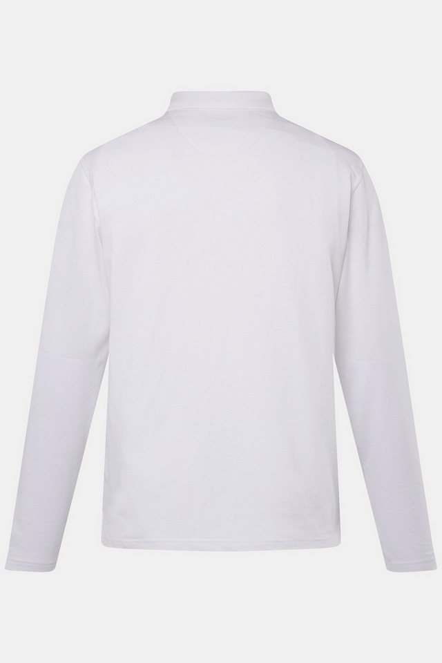 Men Plus Poloshirt Poloshirt Basic Piqué Langarm Bestseller – Bild 3 von 3