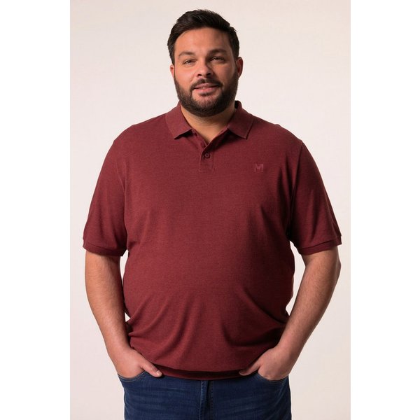 Men Plus Poloshirt Poloshirt Bauchfit Basic Piqué Halbarm Bestseller