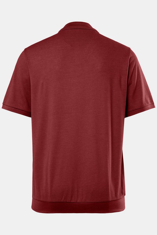 Men Plus Poloshirt Poloshirt Bauchfit Basic Piqué Halbarm Bestseller – Bild 3 von 3