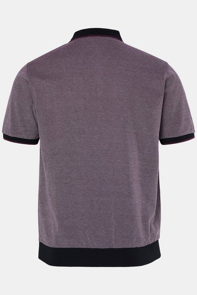 Men Plus Poloshirt Poloshirt Halbarm Bauchfit Piqué – Bild 3 von 3