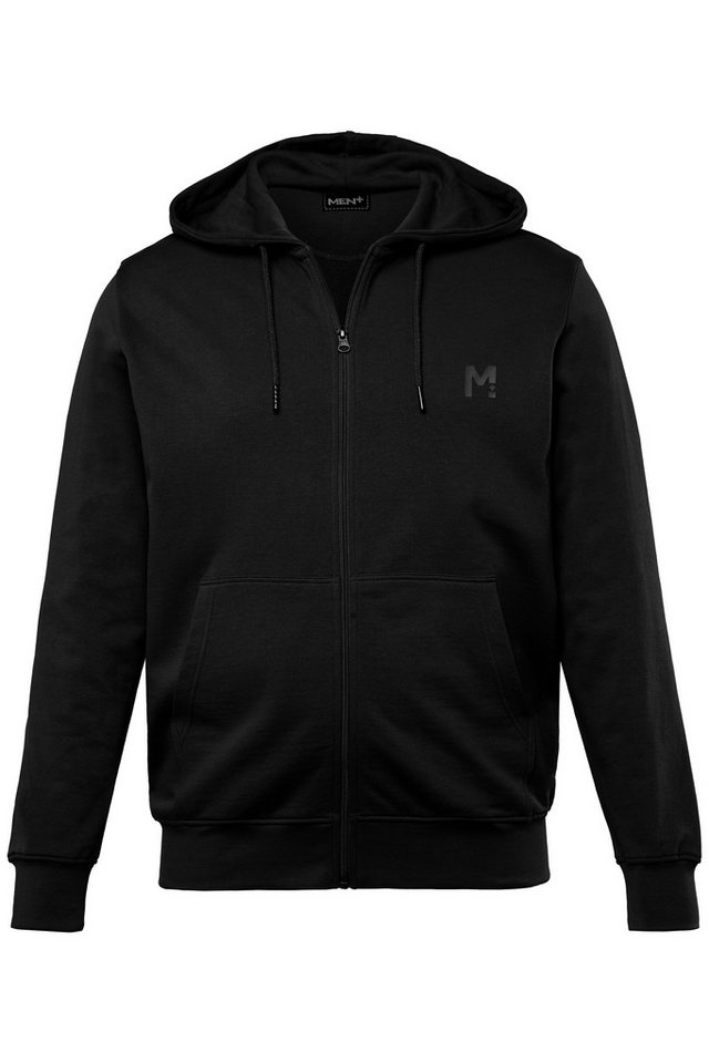 Men Plus Sweatshirt Kapuzen-Sweatjacke Basic Bestseller – Bild 2 von 4