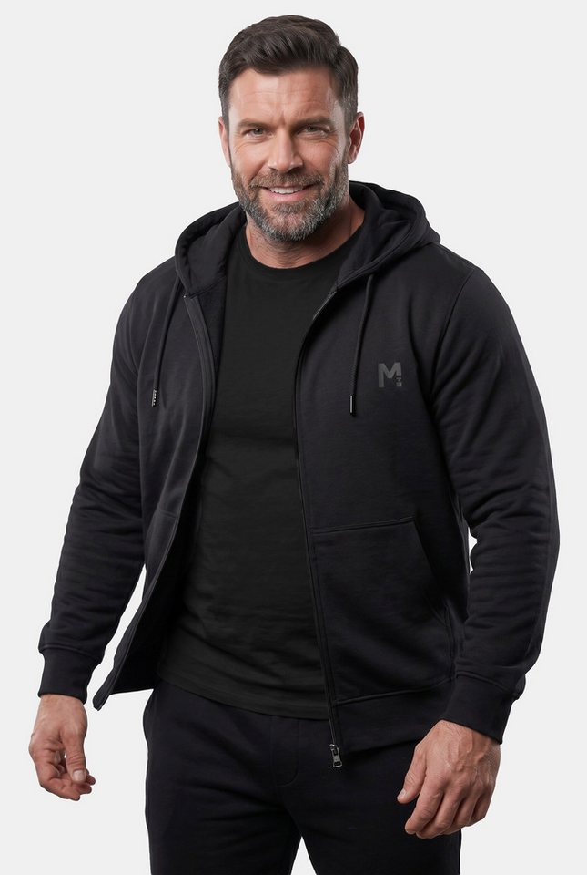 Men Plus Sweatshirt Kapuzen-Sweatjacke Basic Bestseller – Bild 3 von 4