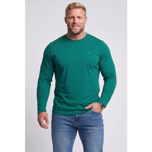 Men Plus T-Shirt Langarmshirt Basic Rundhals Bestseller