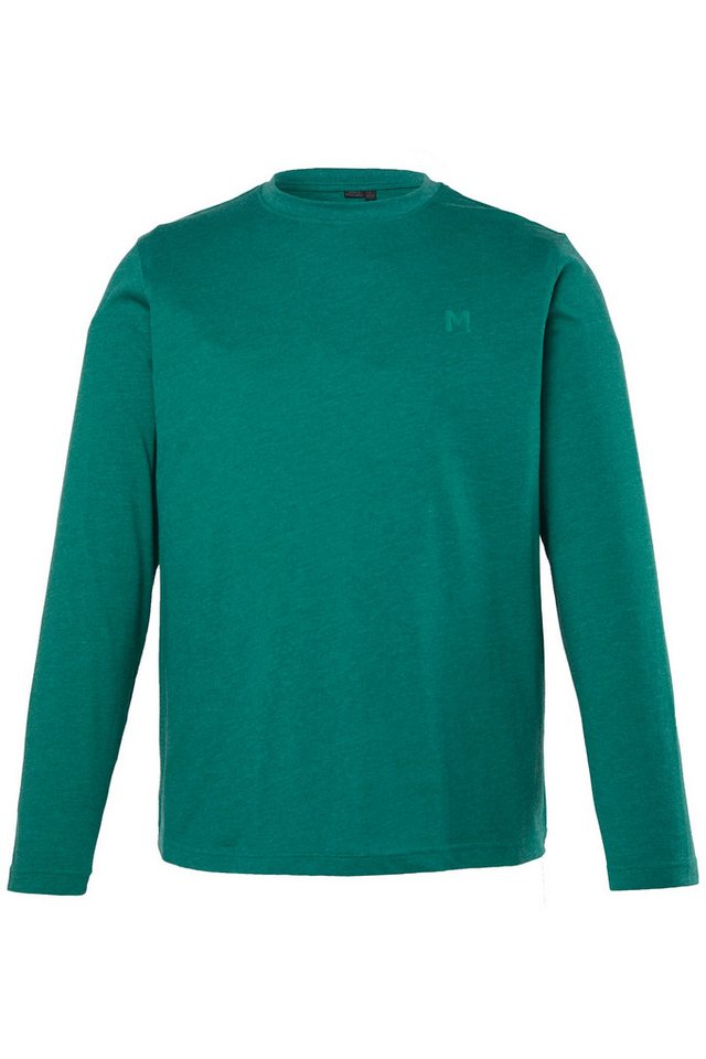 Men Plus T-Shirt Langarmshirt Basic Rundhals Bestseller – Bild 2 von 3